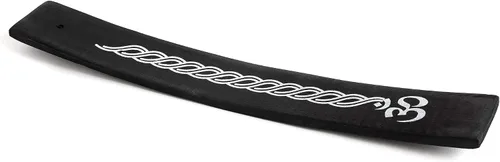 Vista 4 de Soporte de incienso de madera para palos de madera pintada en negro de 10 pulgadas de largo