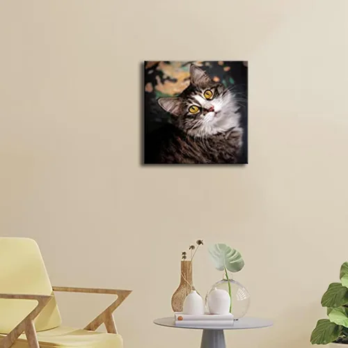 Vista 3 de Laoife Pintura en Lienzo Personalizada 30x30 cm Sube Imágenes, Impresiones en Lienzo Personalizadas con tus Fotos, Regalos Personalizados de Niños