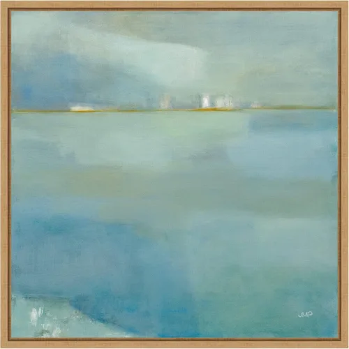 Vista 9 de Amanti Art Lienzo enmarcado para pared, 16 x 16 pulgadas, niebla y rocío por Julia Purinton, lienzo enmarcado para pared, obras de arte abstractas
