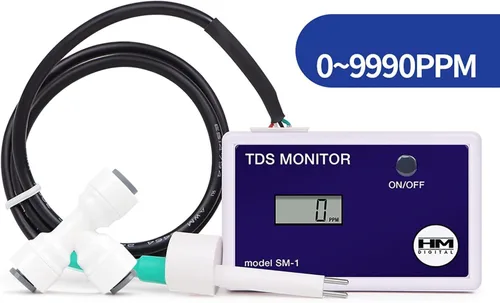 Vista 5 de HM Digital Monitor TDS SM-1 en línea único 0-9990 ppm