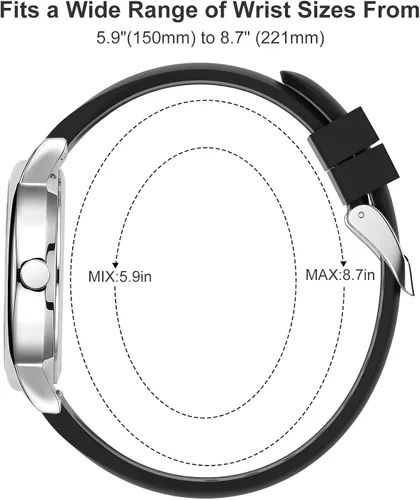 Vista 5 de GOLDEN HOUR Reloj de enfermera impermeable para profesionales médicos estudiantes mujeres y hombres varios colores esfera luminouse de fácil lectura
