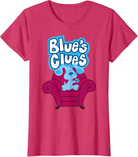 Vista 8 de Camiseta Blue's Clues On Red Sofa Negro