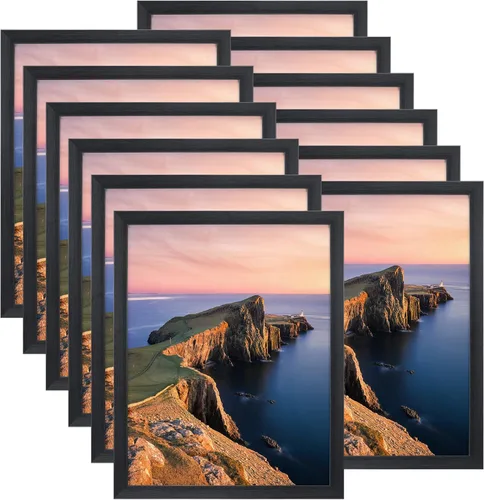 Vista 18 de Giftgarden Paquete de 12 Marcos para fotos de 3.5 x 5 pulgadas negro, múltiples marcos para fotos de 3.5 x 5 pulgadas al por mayor para exhibición