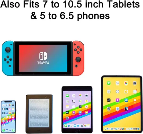 Vista 4 de TFY Soporte para coche con interruptor soporte para reposacabezas de automóvil para máquina de juegos Nintendo Switch