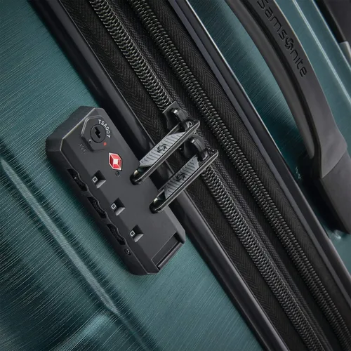 Vista 3 de Samsonite - Maleta rígida expandible Centric 2 con ruedas giratorias, Verde esmeralda), 133080