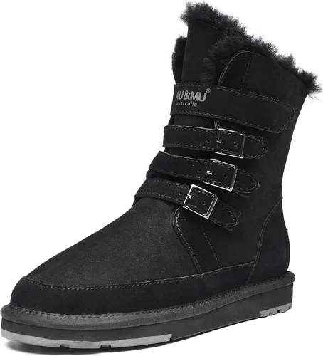 Vista 10 de Aumu - Botas de nieve de invierno para mujer Beige