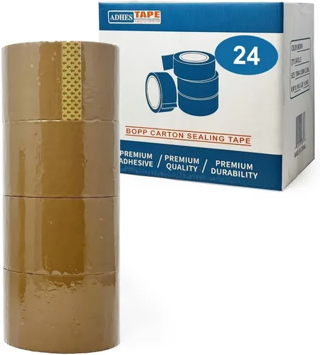 Vista 7 de Allgala Paquete de valor de cinta de embalaje de sellado de cartón resistente, transparente (4 rollos) 3 "x110-TP10003