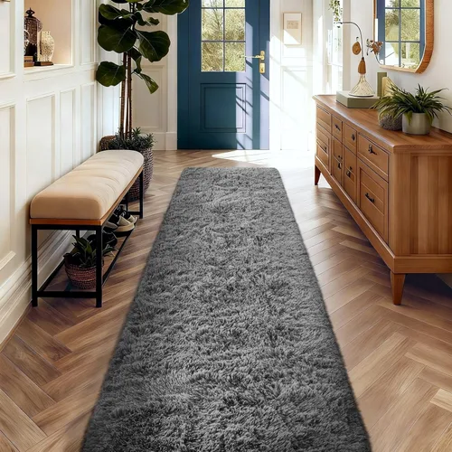 Vista 72 de Ophanie - Alfombras para sala de estar, antideslizante y suave, de felpa grandes y peludas para dormitorio, peludas para niños y niñas, decoración