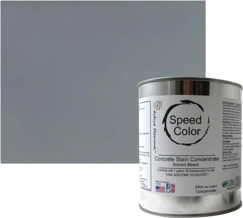Vista 5 de El tinte para hormigón Ten Second Color (TSC) hace 1 galón de grado profesional y fácil de usar. Tinte de cemento semitransparente. Se seca en Crema