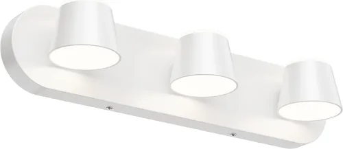 Vista 9 de URSOLA Luz de Tocador de Baño de 2 Luces, Accesorios de Iluminación de Pared LED Negros, Orientables Arriba y Abajo, Regulables, Accesorios