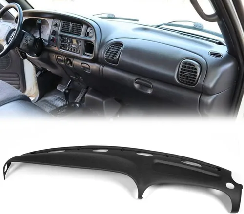 Vista 4 de PIT66 Cubierta de tablero compatible con Dodge Ram 1500 1998-2001 (submodelo: Laramie, Sport, ST, WS)/1998-2002 Ram 2500 3500 Base Cubierta