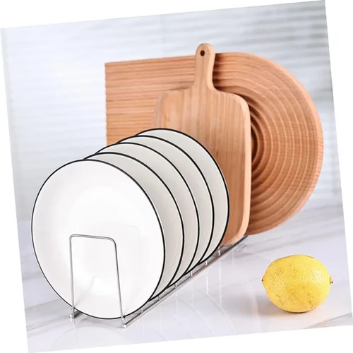 Vista 5 de Soporte multiusos para platos de cocina, escurridor de platos para encimera, escurridor de platos