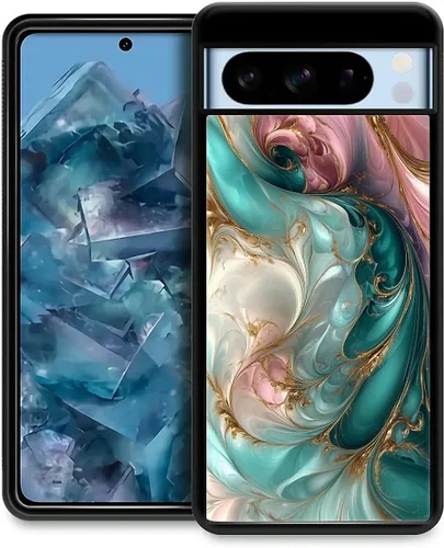 Vista 329 de Compatible con Google Pixel 4A 5G Mobile Case Creative Acrylic Back Panel Silicona Edge Case Slim Protección Especialmente para Google Pixel 4A 5G
