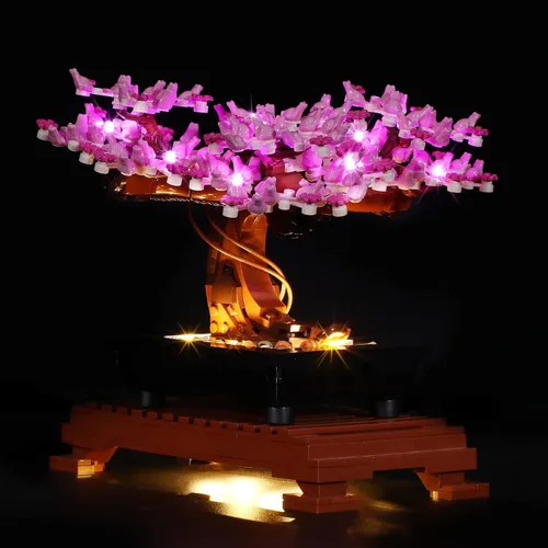 Vista 4 de Kit de iluminación LED Briksmax para árbol bonsái – Compatible con el modelo de bloques de construcción Lego 10281 – no incluye el set de Lego