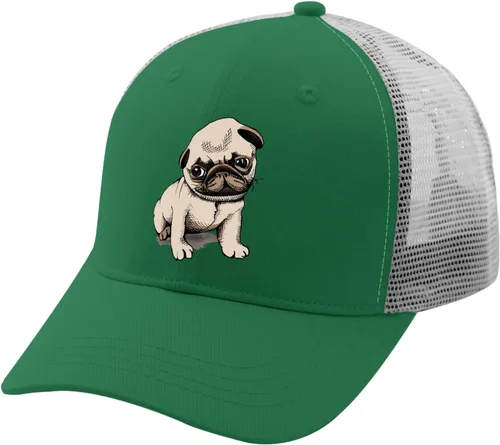 Vista 2 de Gorra de béisbol Pug Dog Dad Hats, divertida gorra de béisbol para mujer