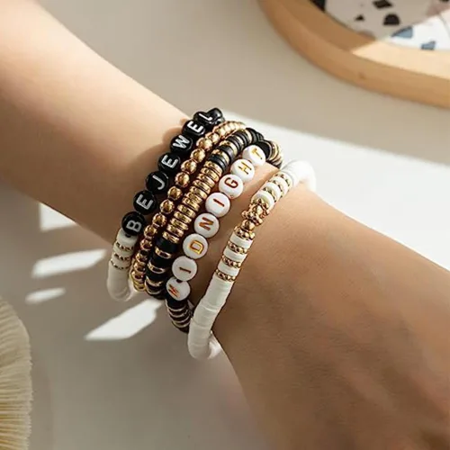 Vista 3 de AUONY Pulsera inspirada, amante del folclore Eras Reputation 1989 Red Speak Now Fearless Pulsera inspirada SWIFTIE Outfit Jewelry for Eras Music