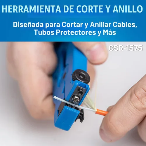 Vista 5 de Jonard Tools TK-105, Kit de herramientas de abertura y anillo de fibra óptica de alcance medio (1.2 mm - 10 mm) con estuche de transporte resistente