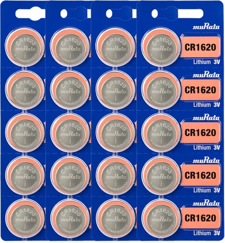 Vista 10 de Murata Batería CR1620 3V Litio Moneda Celda - Reemplaza Sony CR1620 (2 Baterías)