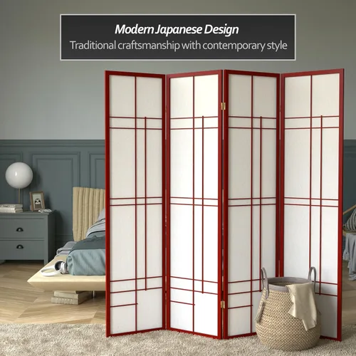 Vista 2 de Red Lantern SSCEUD-4_Panel-Rosewood - Divisor de ambientes