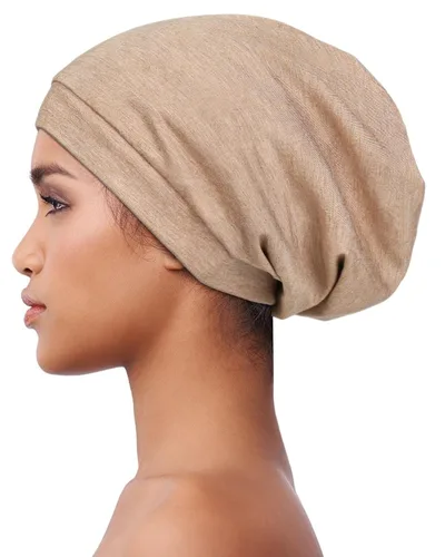 Vista 33 de Alnorm - Gorro con forro de satén y suave banda elástica para hombres y mujeres, talla única Se ajusta a la mayoría