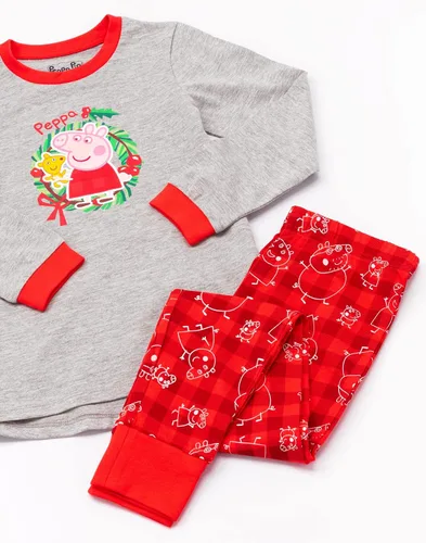 Vista 4 de Peppa Pig Pijama familiar de Navidad para adultos y niños pequeños