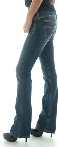 Vista 2 de Diesel Cherock Jeans para mujer, Straight, Mezclilla
