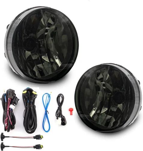 Vista 9 de Luces antiniebla compatibles con GMC Sierra 1500 2007-2013 2007-2014 GMC Sierra 2500 3500HD incluido interruptor y kit de cableado