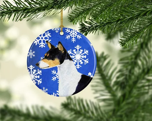Vista 192 de Caroline's Treasures Cavalier Spaniel - Adorno de cerámica para colgar en el árbol de Navidad, para el hogar, Navidad, fiestas, regalo, 3 pulgadas