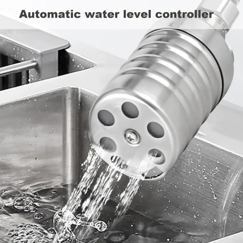 Vista 2 de Válvula automática de control de nivel de agua Válvula de flotador de control de nivel de agua de acero inoxidable de 1/4 pulgadas Válvula