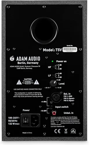 Vista 3 de ADAM Audio Par de monitores de estudio T5V y subwoofer de estudio alimentado T10S Bundle 2.1