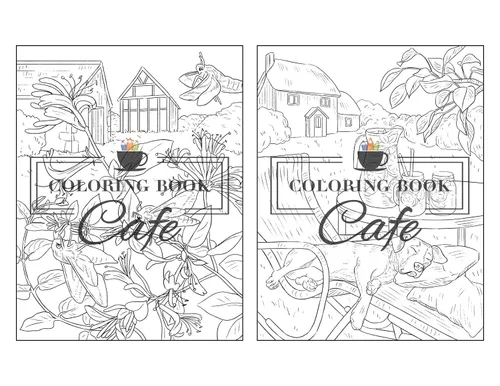 Vista 11 de English Countryside An Adult Coloring Book Featuring 50 Scenic Countryside Designs with Beautiful Gardens, Cute Animals and Charming Country Homes