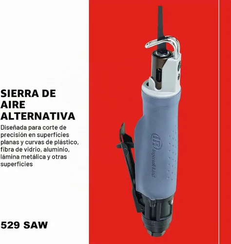 Vista 2 de Ingersoll Rand 529; Sierra alternante de aire de baja vibración
