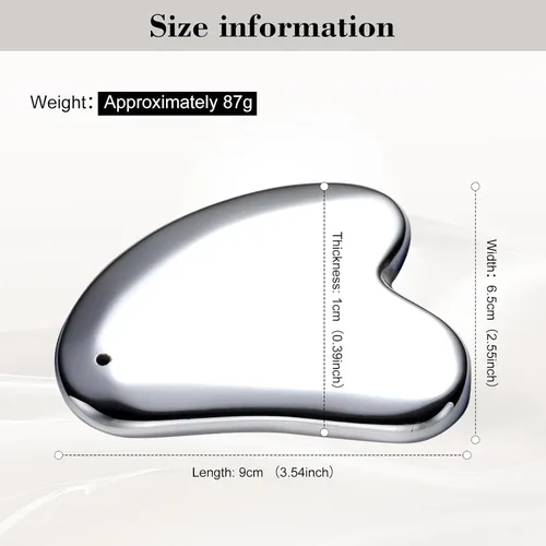 Vista 2 de Terahertz Stone Gua sha Herramienta Facial,Terahercios Natural Gua sha Board