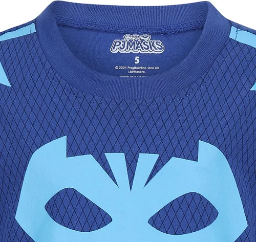 Vista 3 de PJ Masks Catboy o Gekko - Conjunto de camiseta y pantalones para niños pequeños