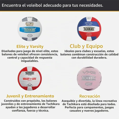 Vista 4 de Tachikara SV5W Gold Pelota de vóley premium, de competición, de piel.
