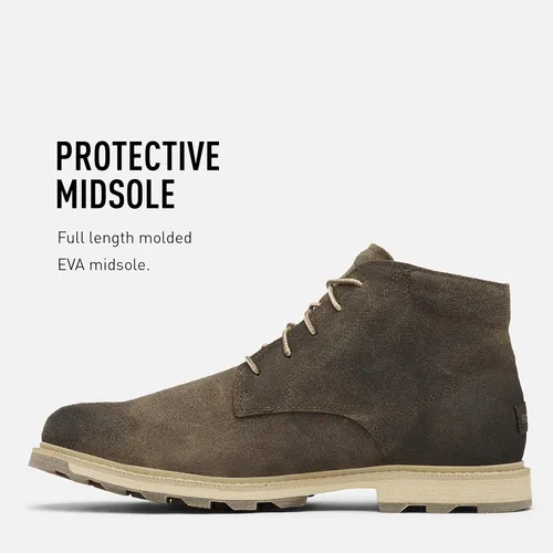 Vista 5 de SOREL Madson Chukka WP - Botas de gamuza impermeables para hombre, Marrón