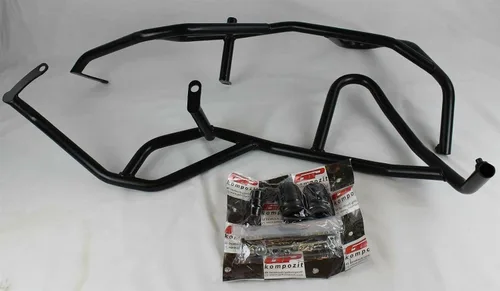Vista 2 de GP Kompozit Protector de motor de protección contra choques negro compatible con BMW G 310 GS 2017-2024