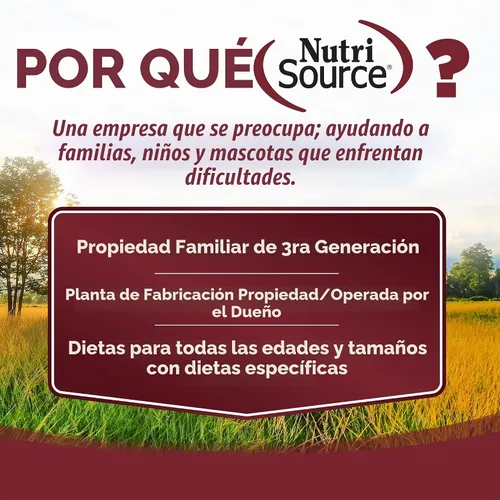 Vista 3 de NutriSource Alimento seco para perros, carne de res y arroz, 4 libras Apoyo digestivo probiótico y prebiótico, piel y pelaje saludables, sin trigo