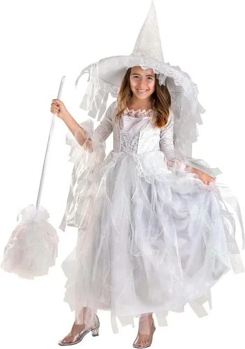 Vista 5 de Kid's White Witch Costume