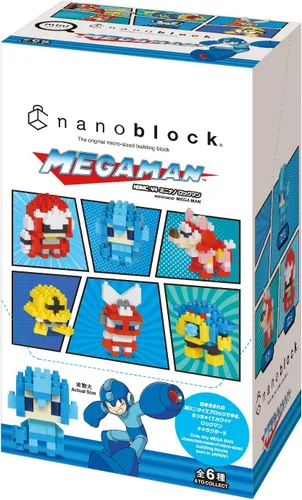 Vista 10 de nanoblock - Mega Man - Mega Man Vol. 1 (juego completo de caja ciega), kit de construcción de la serie mininano