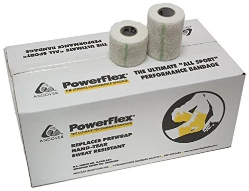 Vista 4 de 12194 PowerFlex Cinta autoadhesiva, cinta atlética, azul marino, 1 pulgada, paquete de 48