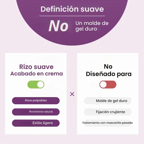 Vista 5 de Karseell Crema para definir rulos con perfección de curling, esencia de reparación para todo tipo de rizos y texturas de cabello, sin parabenos