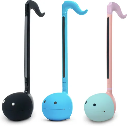 Vista 6 de Otamatone - Instrumento musical electrónico japonés sintetizador portátil de Maywa Denki Studio, galardonado, educativo y divertido, ideal para Negro