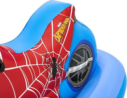Vista 7 de Bestway Spider-Man - Flotador de piscina para motocicleta, 66.9 x 33.1 in