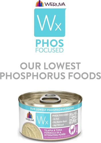 Vista 7 de Weruva Wx Phos - Alimento húmedo natural para gatos, nuestras fórmulas de fósforo más bajas
