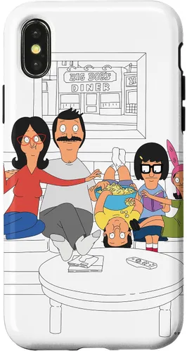 Vista 5 de Bob’s Burgers Bob Linda Gene Tina Louise Living Room Case for iPhone 17