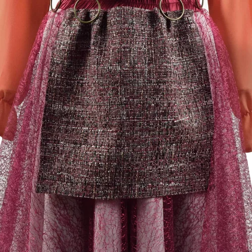 Vista 4 de Disfraz de Mary Sanderson para mujer, para Halloween, cosplay, camisa de manga larga, chaleco, conjunto completo