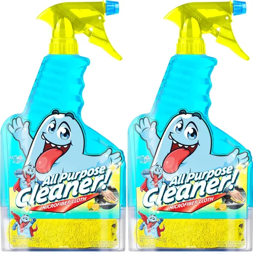 Vista 11 de Botella de spray de viaje con tapa de microfibra - Limpiador multiusos - Fresco (paquete de 2)