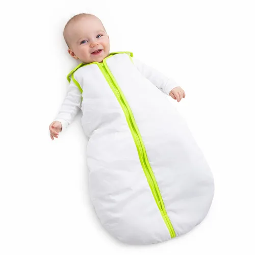 Vista 16 de Saco de dormir para bebé, nido para dormir de Baby Deedee, Rosa (Candy Pink) Patented shoulder snaps and full-length zipper help make dressing and