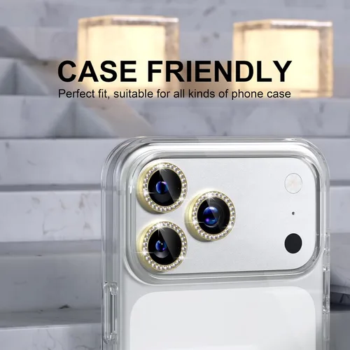 Vista 307 de Choiche Compatible para iPhone 16 Pro/iPhone 16 Pro Max Protector de Lente de Cámara, Vidrio Templado 9H Protector de Pantalla de Cubierta de Cámara